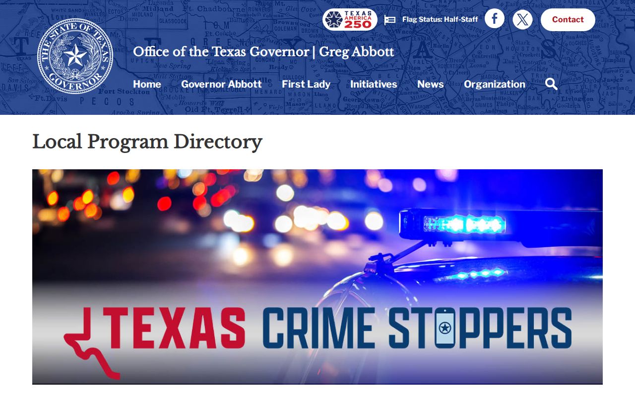 Mason County wanted-tip reporting through the Texas Crime Stoppers directory
